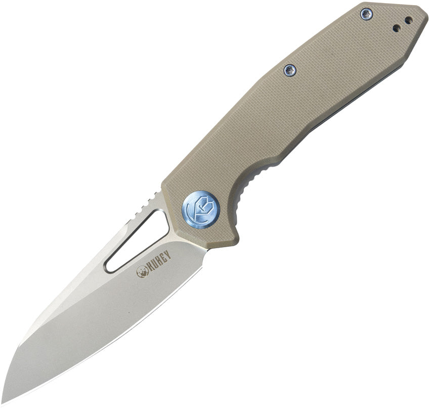 KUB291T Kubey Vagrant Linerlock Tan G10
