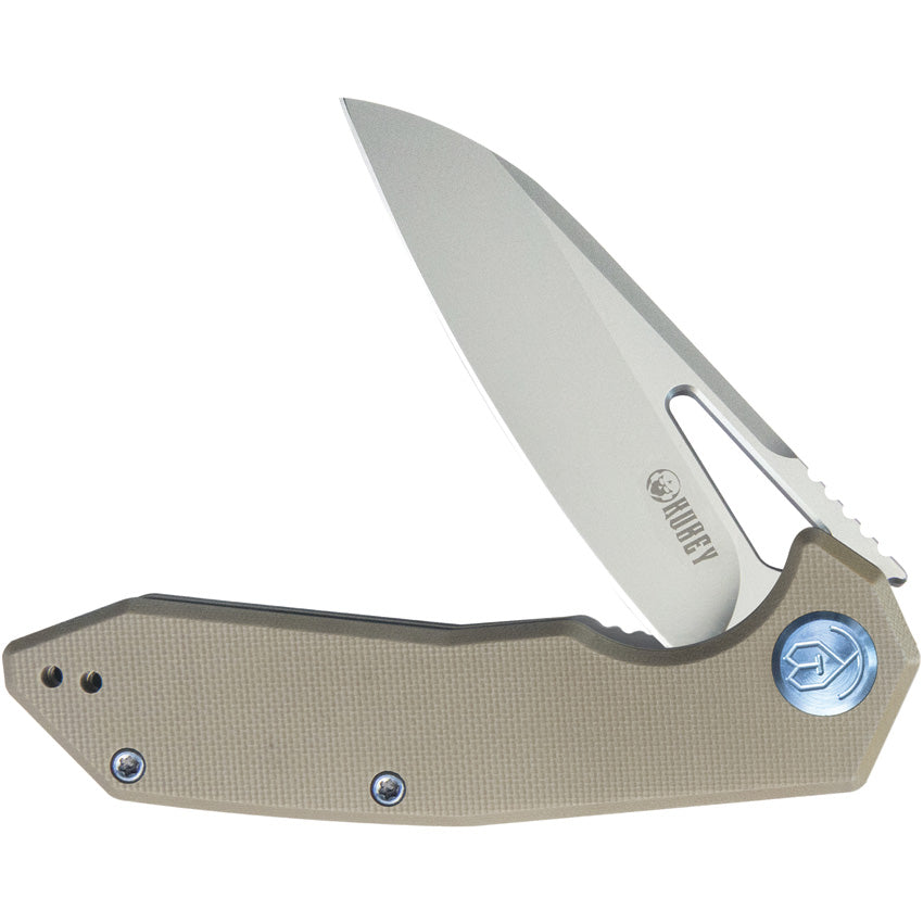 KUB291T Kubey Vagrant Linerlock Tan G10