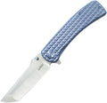 KUB294B Kubey Interflow Framelock Ti Blue