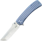 KUB294B Kubey Interflow Framelock Ti Blue