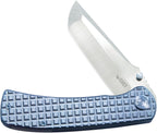 KUB294B Kubey Interflow Framelock Ti Blue