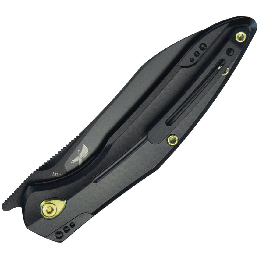 KUB299B Kubey Barracuda Linerlock Black