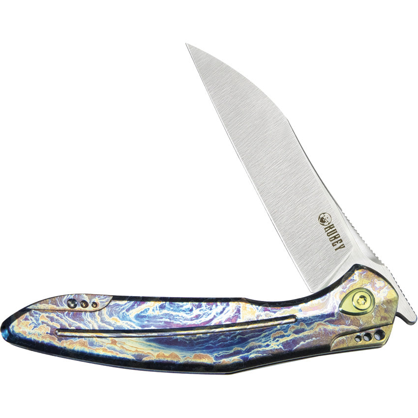 KUB299E Kubey Barracuda Linerlock Flame