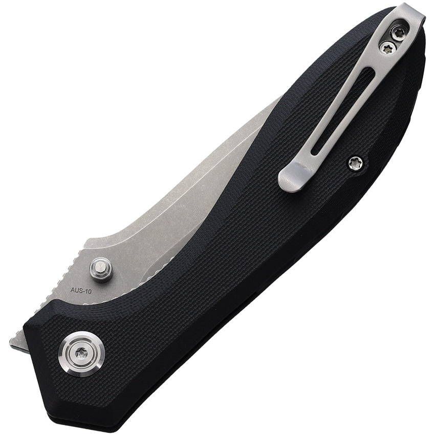 KUB314F Kubey Ruckus Linerlock Black