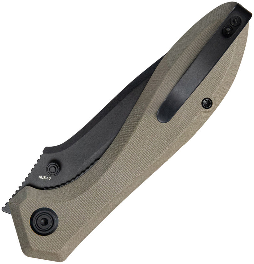 KUB314K Kubey Ruckus Linerlock Tan