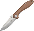 KUB314M Kubey Ruckus Linerlock Tan Mic