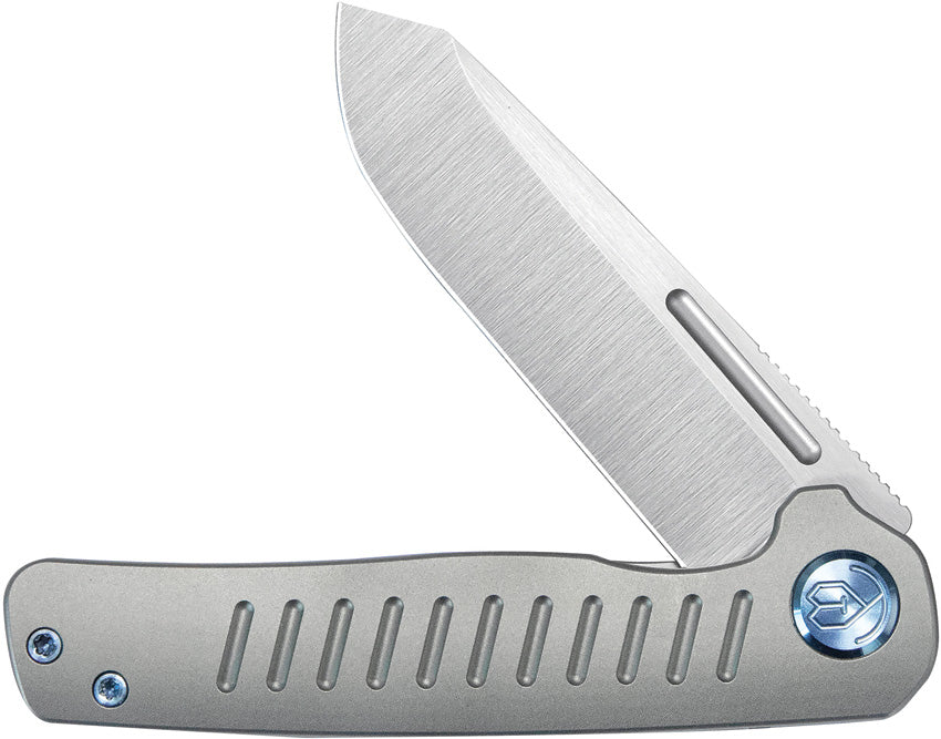 KUB315A Kubey Steelhead Linerlock Gray Ti