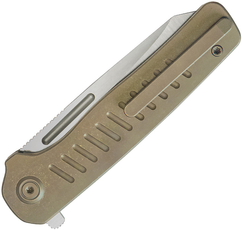 KUB315D Kubey Steelhead Linerlock Bronze