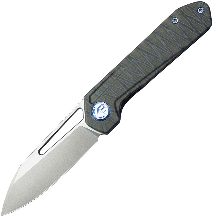 KUB321N Kubey Royal Framelock Flame Ti