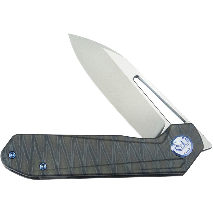 KUB321N Kubey Royal Framelock Flame Ti