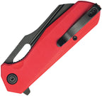 KUB328F Kubey Atlas Linerlock Red