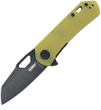 KUB332H Kubey Duroc Linerlock Yellow