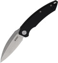 KUB333A Kubey Leaf Linerlock Black