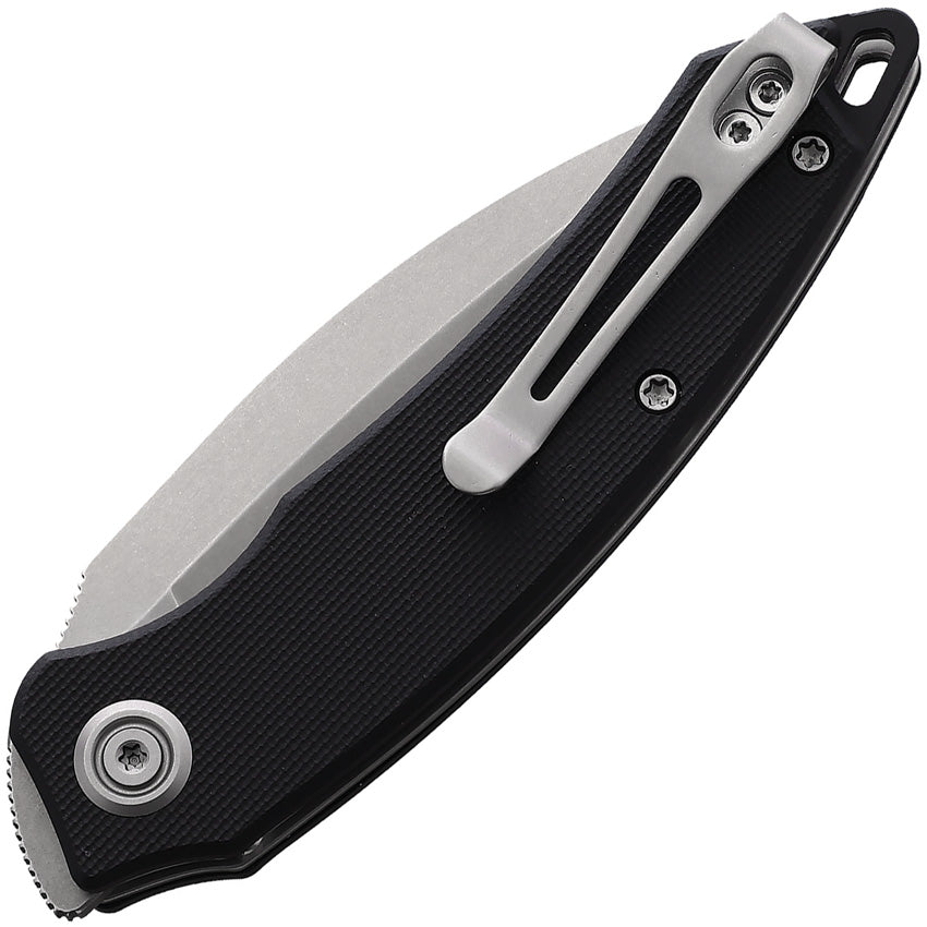 KUB333A Kubey Leaf Linerlock Black