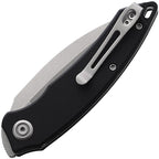 KUB333A Kubey Leaf Linerlock Black