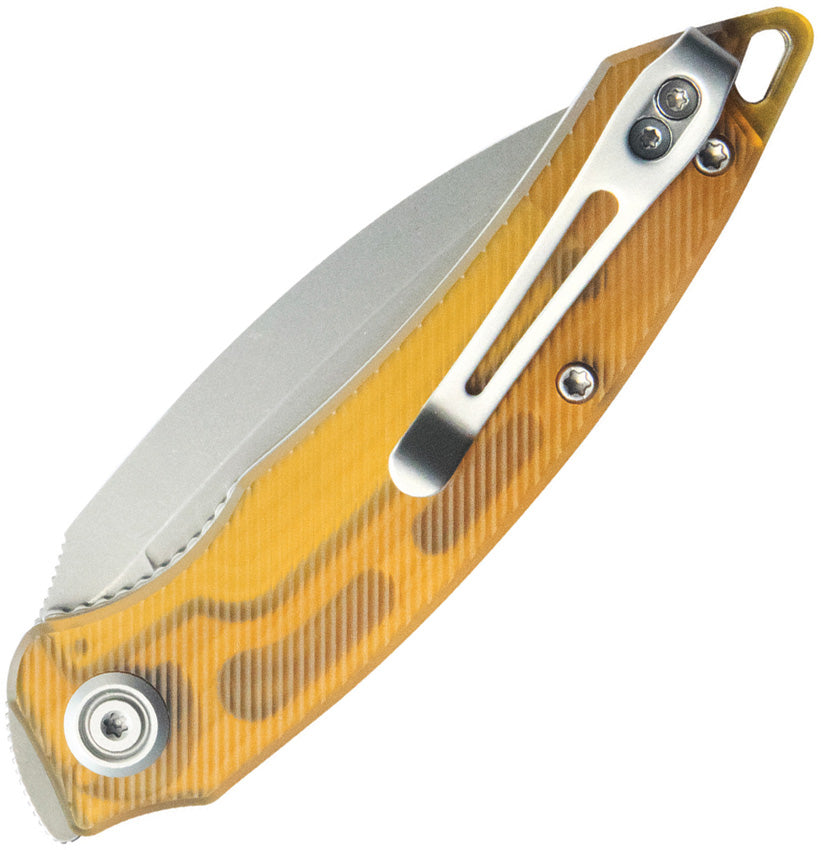 KUB333G Kubey Leaf Linerlock Ultem