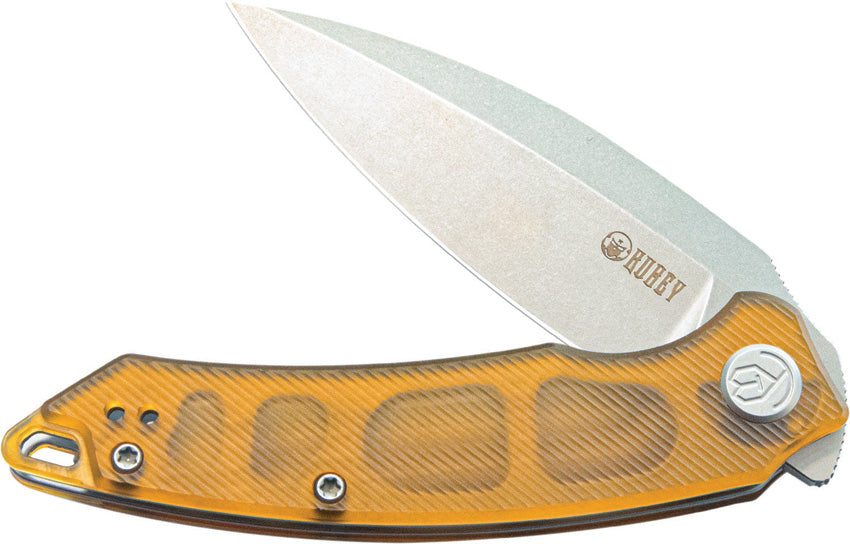 KUB333G Kubey Leaf Linerlock Ultem