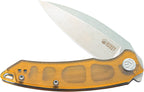 KUB333G Kubey Leaf Linerlock Ultem