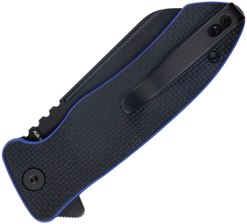 KUB336D Kubey Creon Button Lock Blk/Blue
