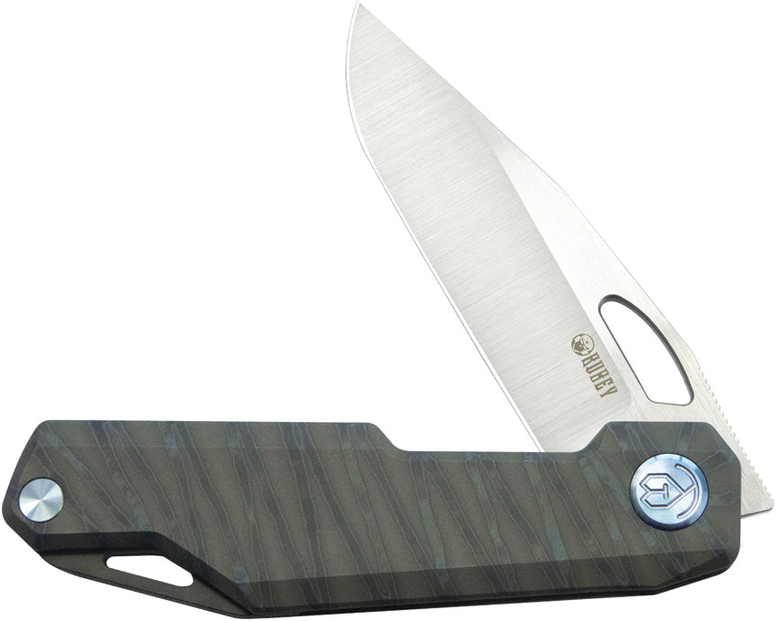 KUB340C Kubey Verijero Framelock Ti Flame