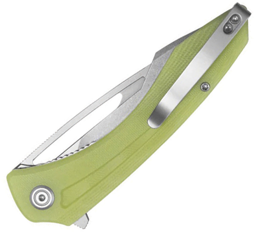 KUB345L Kubey Merced Linerlock Yellow