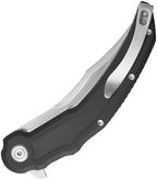 KUB346A Kubey Wave Crest Linerlock Black G10