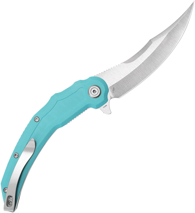 KUB346B Kubey Wave Crest Linerlock Tiffany