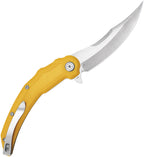 KUB346C Kubey Wave Crest Linerlock Yellow
