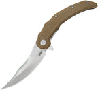 KUB346D Kubey Wave Crest Linerlock Brn Mic