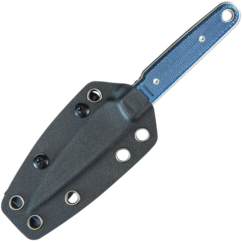 KUB356B Kubey JL Fixed Blade Blue Micarta