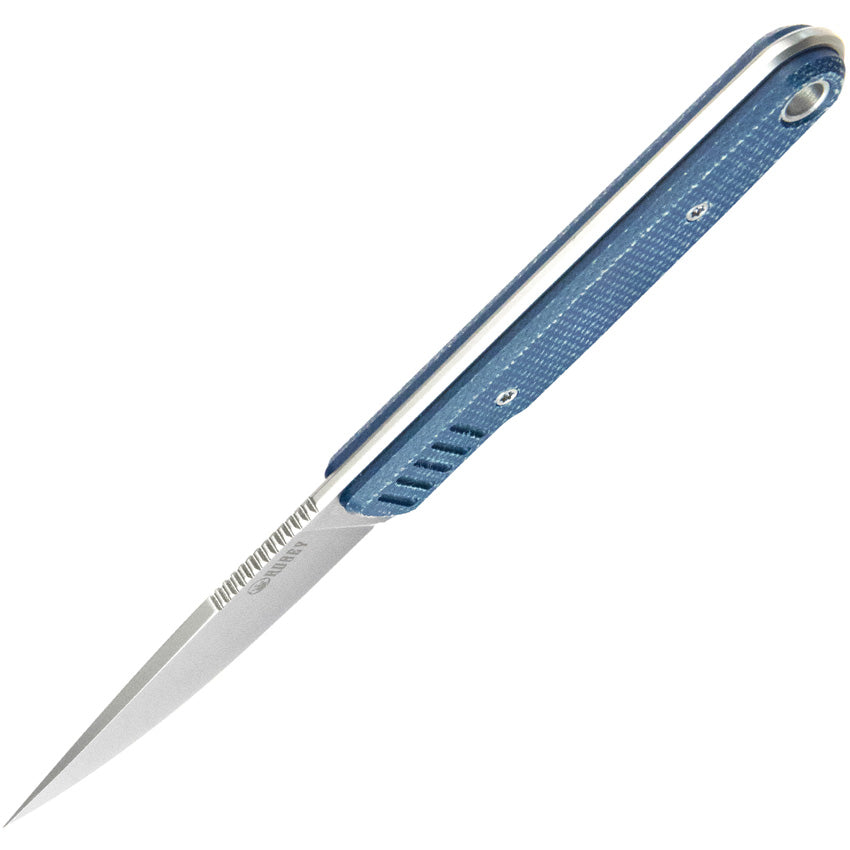 KUB356B Kubey JL Fixed Blade Blue Micarta