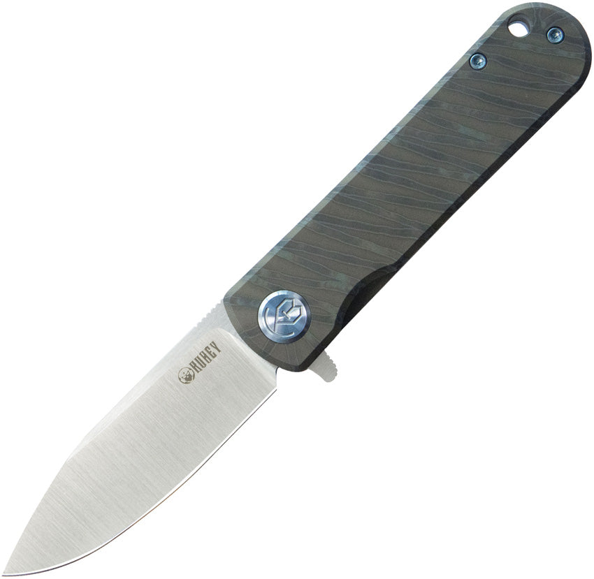 KUB359B Kubey NEO Framelock Flame Ti
