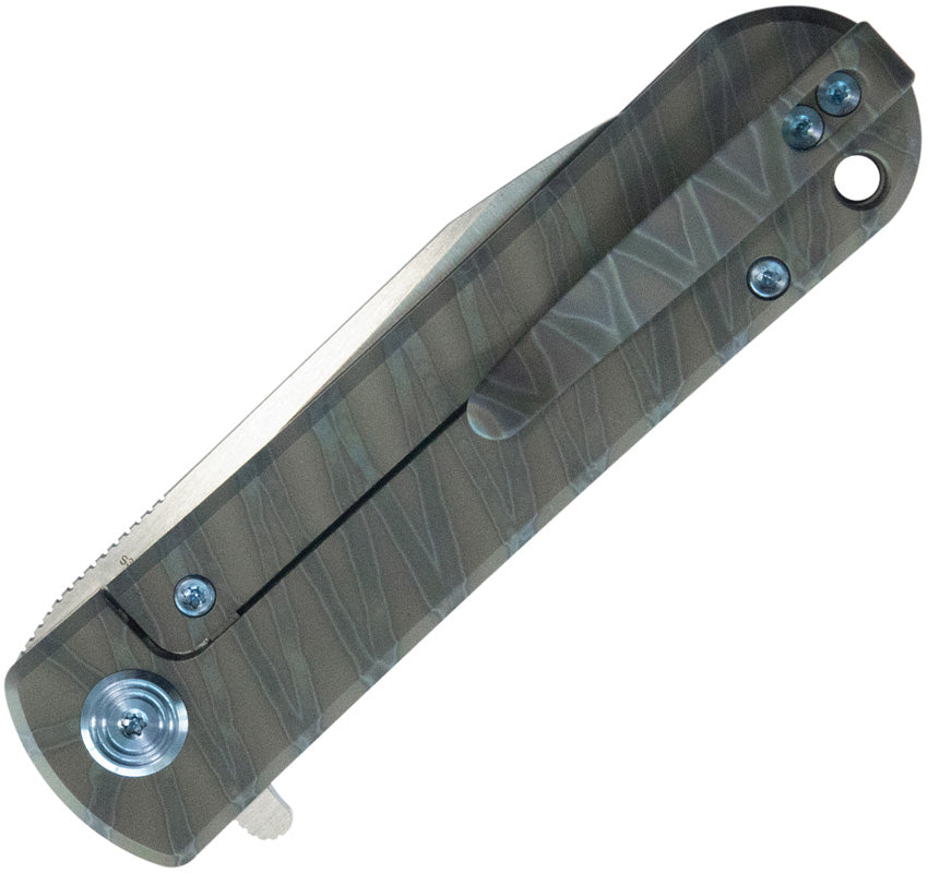KUB359B Kubey NEO Framelock Flame Ti