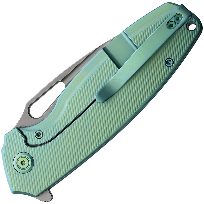 KUB360B Kubey Tityus Framelock Green Ti