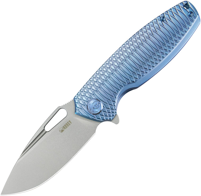 KUB360F Kubey Tityus Framelock Blue Ti
