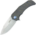 KUB367B Kubey Bravo 1 Framelock DP Ti Flame