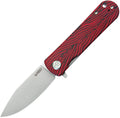 KUB371E Kubey NEO Linerlock Red Damascus