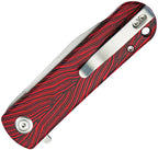 KUB371E Kubey NEO Linerlock Red Damascus