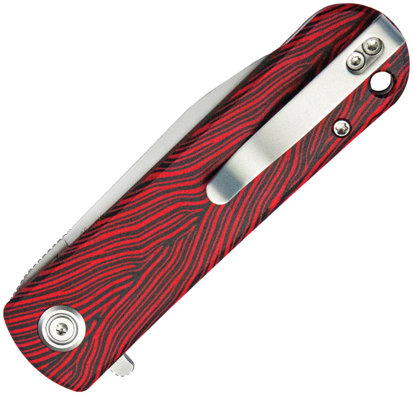 KUB371E Kubey NEO Linerlock Red Damascus