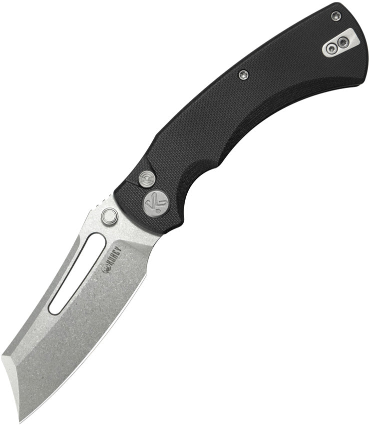 KUB378A Kubey Dheo EDC Button Lock Black