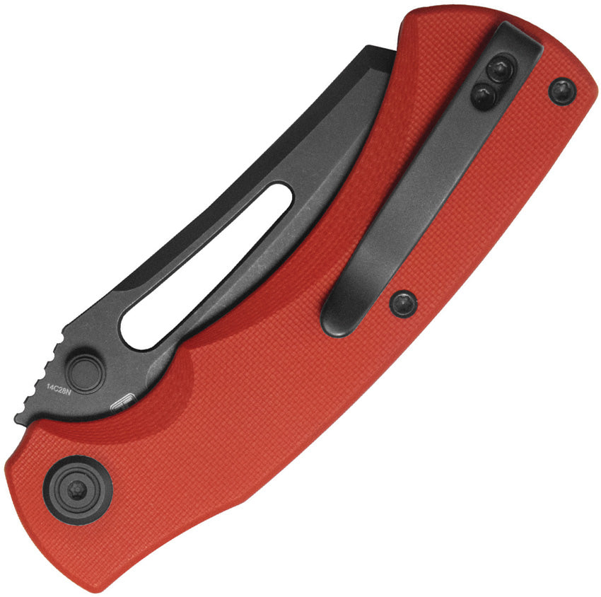 KUB378C Kubey Dheo EDC Button Lock Red