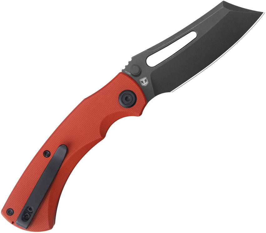 KUB378C Kubey Dheo EDC Button Lock Red