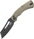KUB378D Kubey Dheo EDC Button Lock Tan