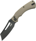 KUB378D Kubey Dheo EDC Button Lock Tan