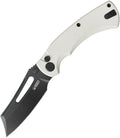 KUB378E Kubey Dheo EDC Button Lock White