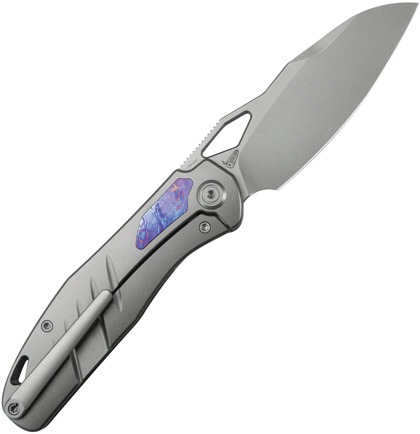 KUB385A Kubey Sudden Framelock Timascus