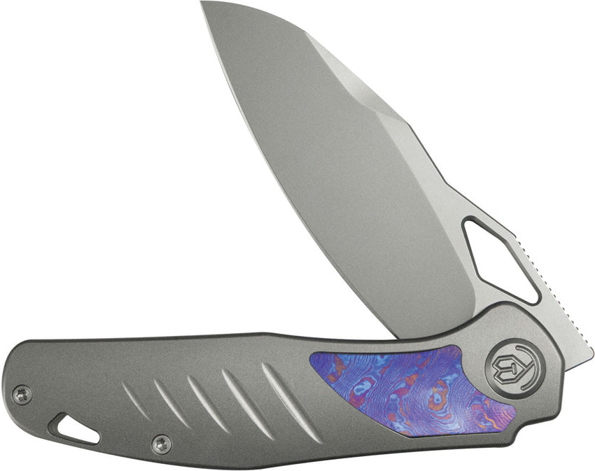 KUB385A Kubey Sudden Framelock Timascus