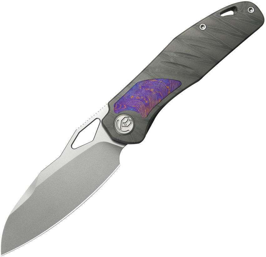 KUB385B Kubey Sudden Framelock Flame