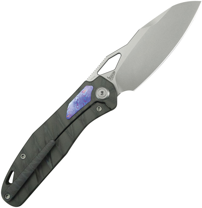 KUB385B Kubey Sudden Framelock Flame
