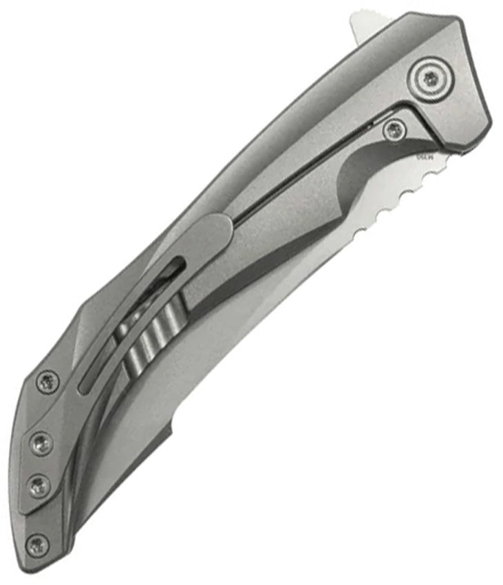 KUB387A Kubey Cyrus Framelock Gray Ti